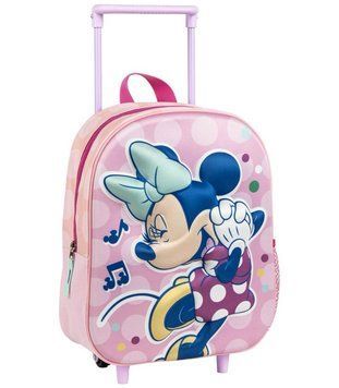 Детска Раница 3D с Колелца Minnie Mouse 66271 photo