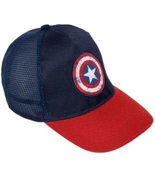Юношеска Шапка с Козирка и Мрежа Captain America 56/58 65006 photo