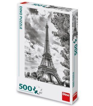 Пъзел Айфелова Кула Черно-бял 500 Части 63430 photo