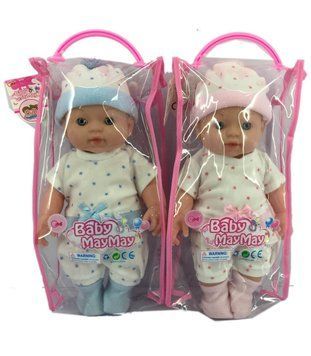 Куклa Бебе Maymay с Дрехи на Звезди 30 См + 6 Звука в Чанта 13340-5306 photo