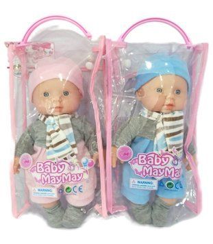 Куклa Бебе Maymay с Шал 27 См + 6 Звука в Чанта 13341-5309 photo