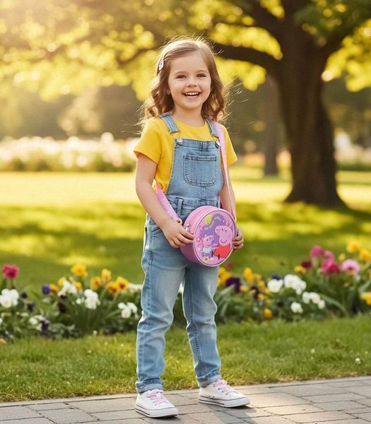 Кръгла Детска Чанта за Рамо Peppa Pig 66318 photo