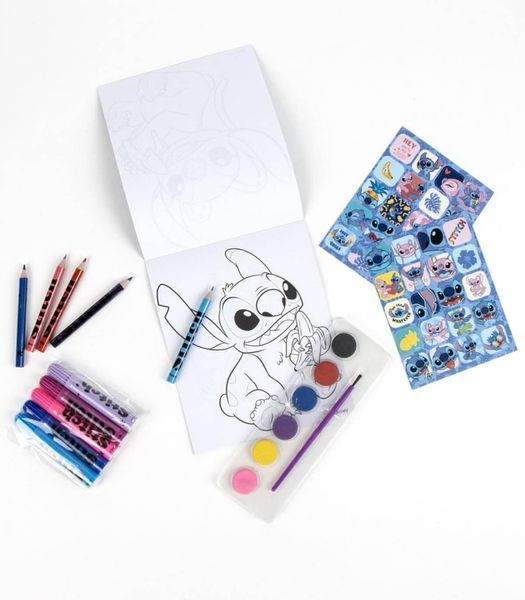 Детска Раница с Комплект за Рисуване Stitch 66289 photo