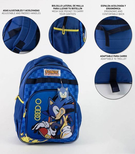 Детска Раница за Училище Sonic 66334 photo