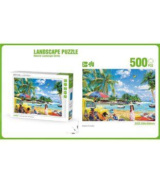 Детски Пъзел 500 Части Пейзаж с Палми 16322 photo