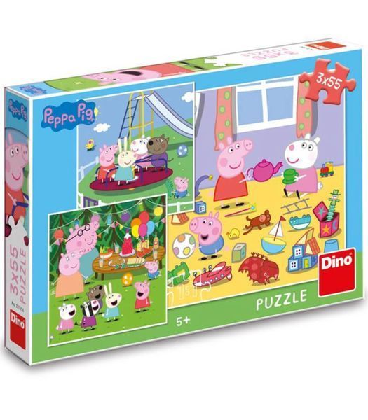 Детски Пъзел Peppa Pig: Ваканция 3X55 Части 63452 photo