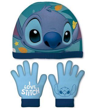 Детска Шапка 51/54 + Ръкавици Stitch Boy 65604 photo